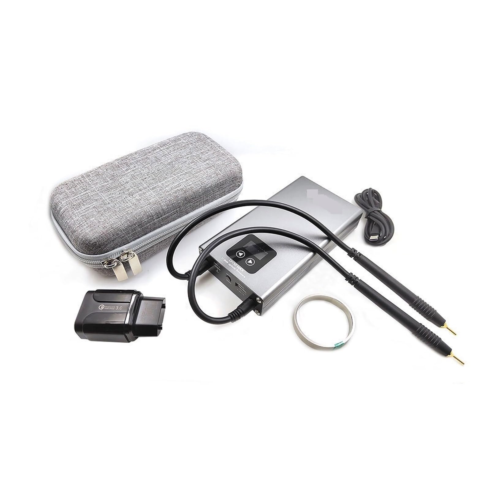 10000mAh Spot Welder Handheld Portable Mini Welding Machine with Quick Release Pen Nickel Plate Battery The Weld is Strong(DH30 MAX Bag)