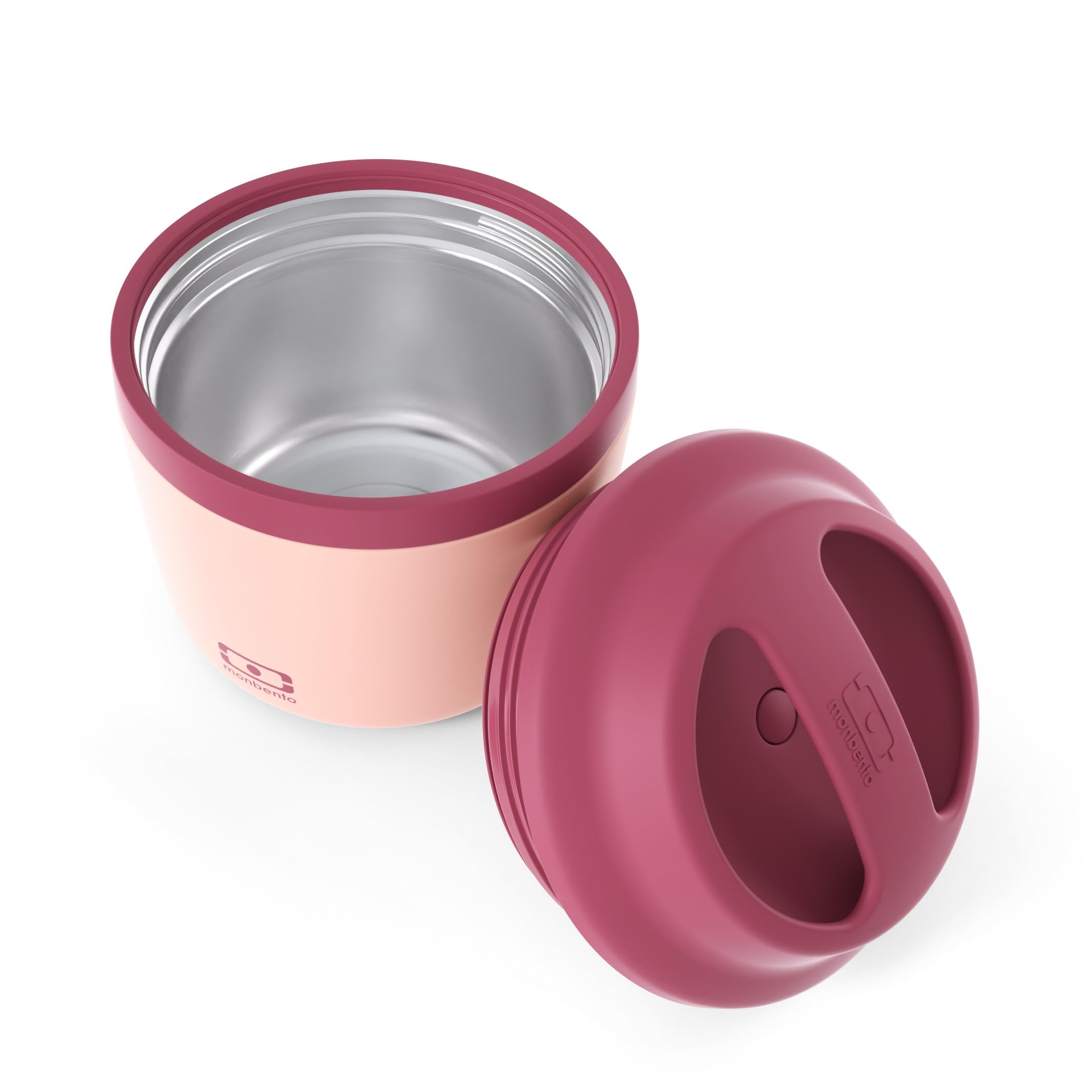Boîte Repas Isotherme Monbento Element - 550 Ml, Acier Inoxydable 316 - Maintient Chaud/froid Jusqu'à 10h - Sans BPA