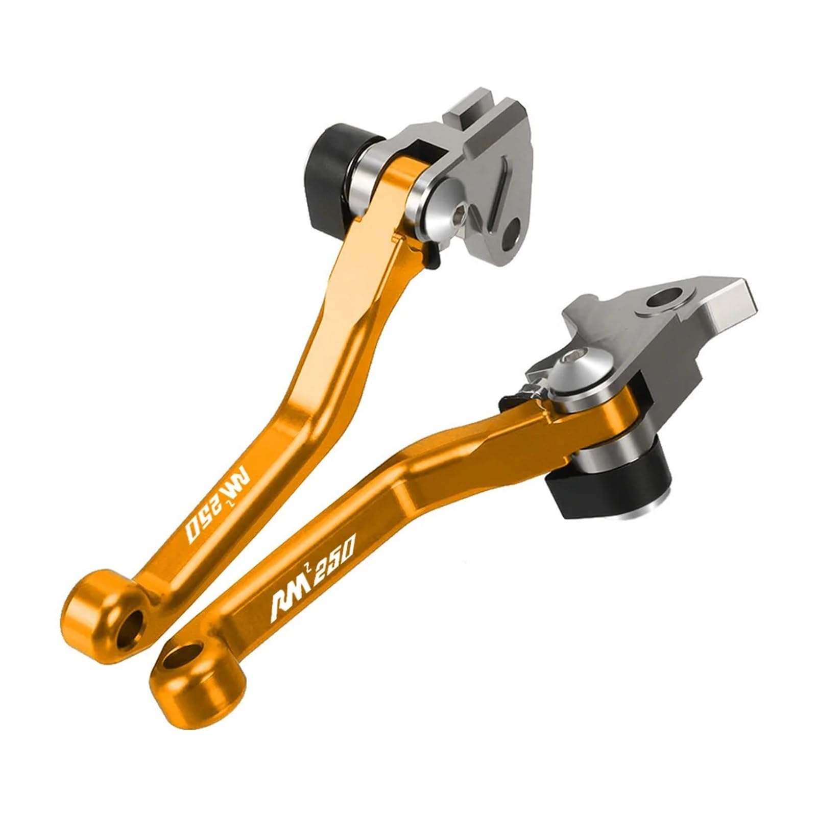 Freno Motocicleta Manija Manija De Palanca Freno Y Embrague Pivote Plegable para RMZ250 2007-2023 RMZ 250 Moto Cross(Color 4)