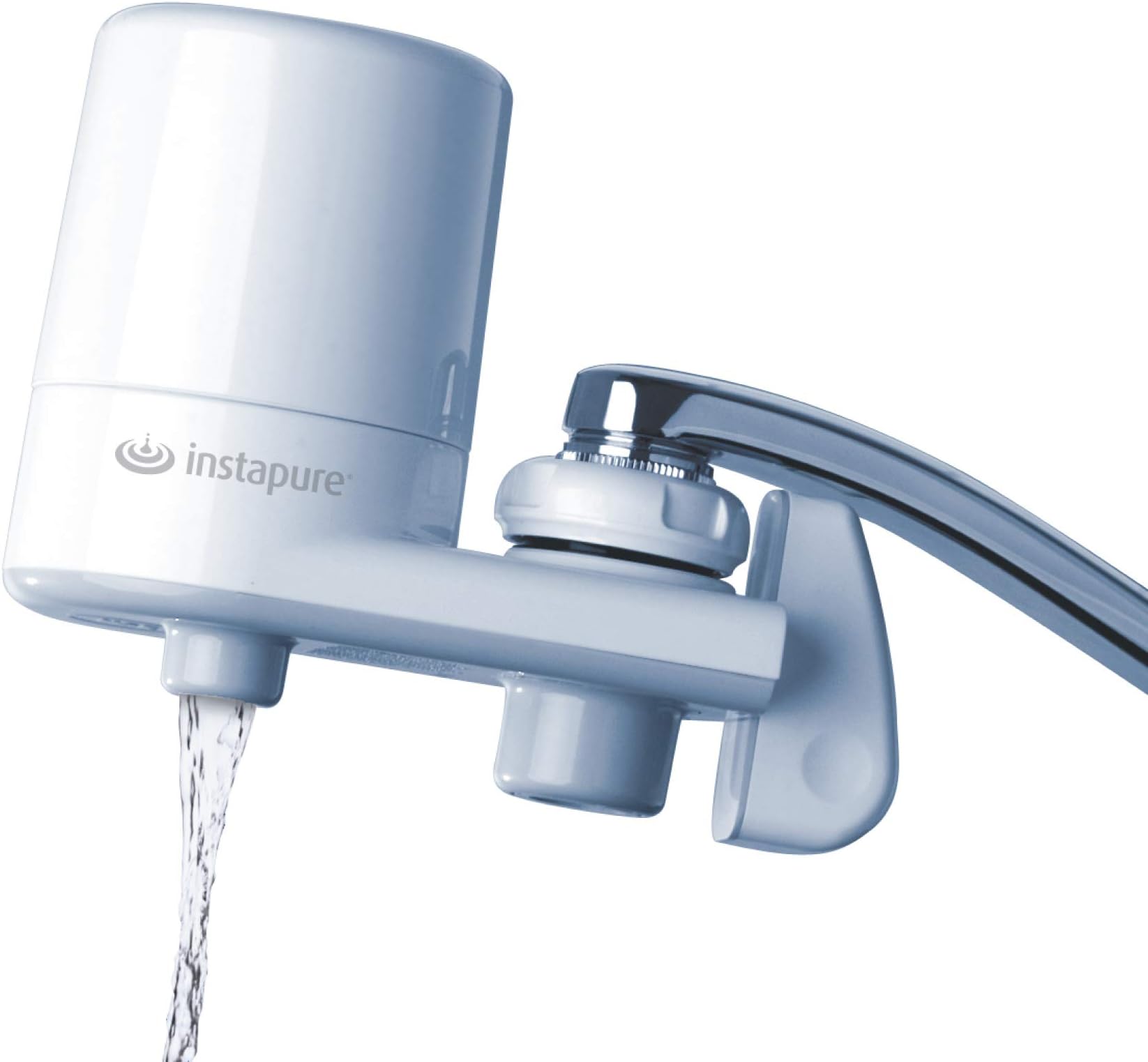 F5 Complete Tap Water Filter System (White with White Cap)