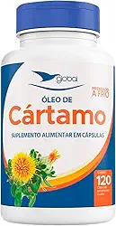 Óleo de Cártamo Global Suplementos 1000mg 120 Cápsulas
