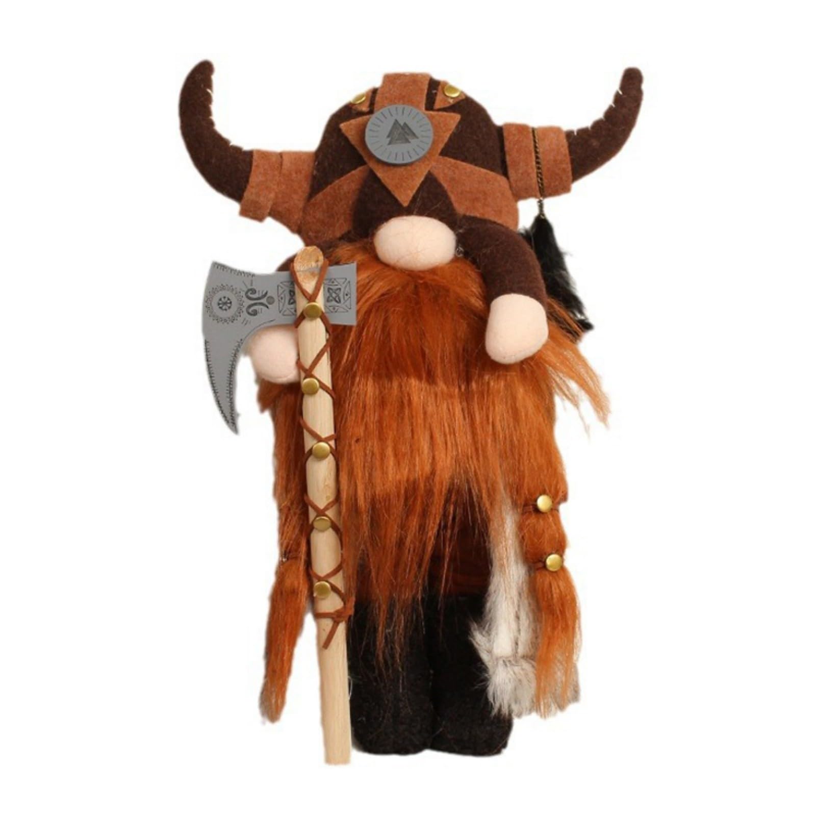Foloda Multicolor Festival Theme Fighter Dwarf Statue For Christmas Home Decoration And Holiday Celebrations Shelf Tabletop Display Ornament