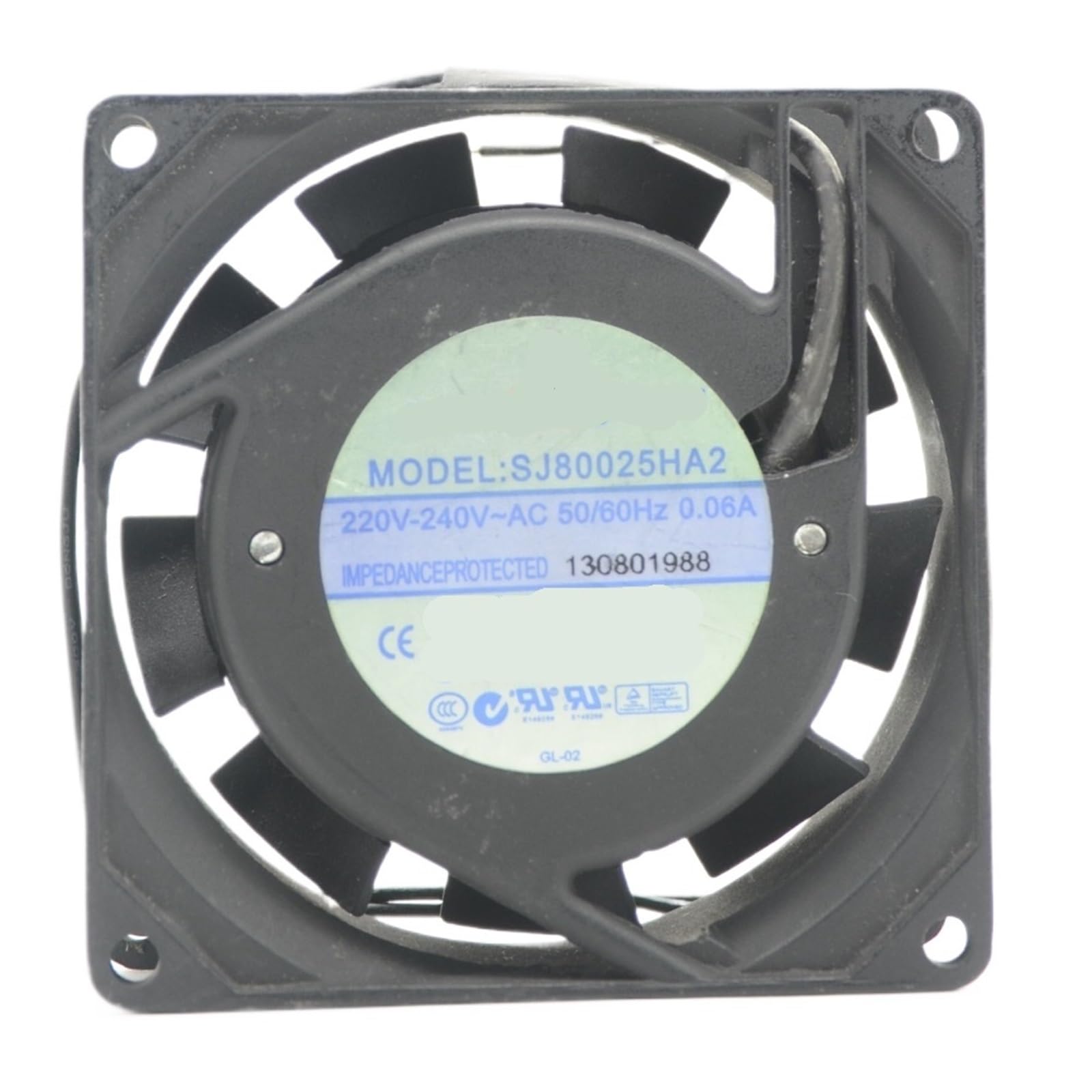 LZIKKGKI 80mm AC 220V 230V Cooling Fan SJ80025HA2 8cm Fan