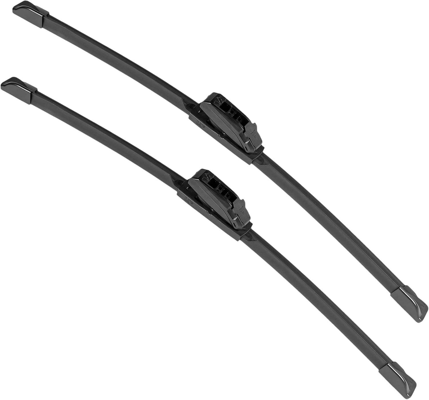 CAT C2.0 Wiper Blades (2-Pack), Front or Rear Wiper Blades for Cars SUVs Trucks, Direct OEM Replacement, Heavy Duty Streak-Free All Seasons Silent Crystal Clear Easy Installation - 17" + 17"