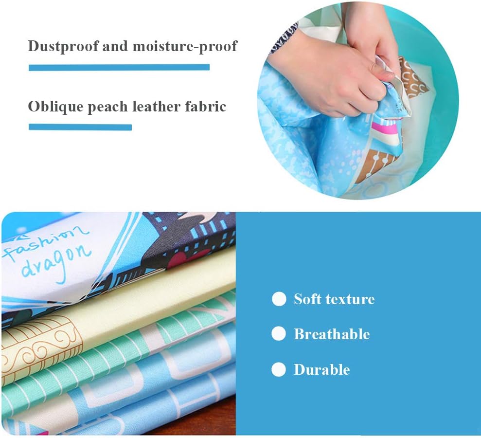 Nеw Dеаl ZZBIQS Extra Large Wardrobe Storage Closet Portable Organizer Shelves Rack, Flannel Fabric Cover Standing Closet with Hang Rod and 2 Side Pockets(Dream Castle)