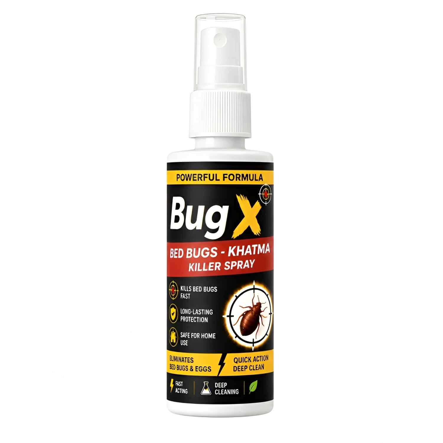 Bed Bug Killer Spray for Mattress | Non-Toxic Herbal Bed Bug Repellent | Safe for Kids & Pets | Indoor Use | 100ml-image-4