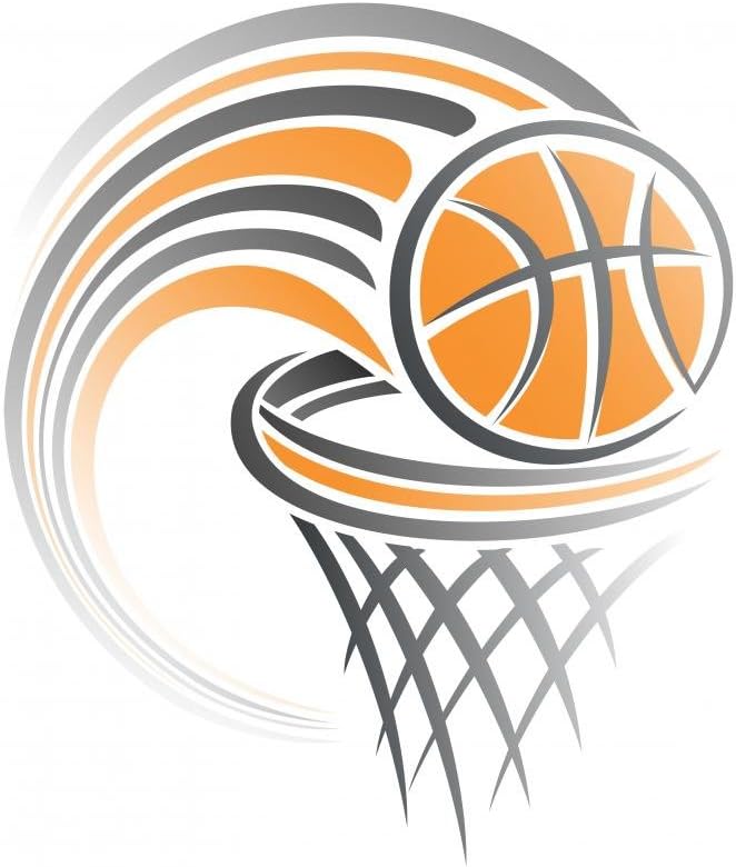 Wallmonkeys Basketball Ball Wall Decal Peel and Stick Graphic (24 in H x 24 in W) WM366369