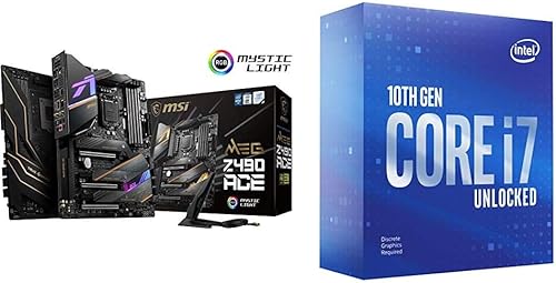 Miniatura 1 de Procesador de escritorio MSI MEG Intel Core i7-10700KF LGA1200 de 8 núcleos de hasta 5.1 GHz desbloqueado sin gráficos de procesador