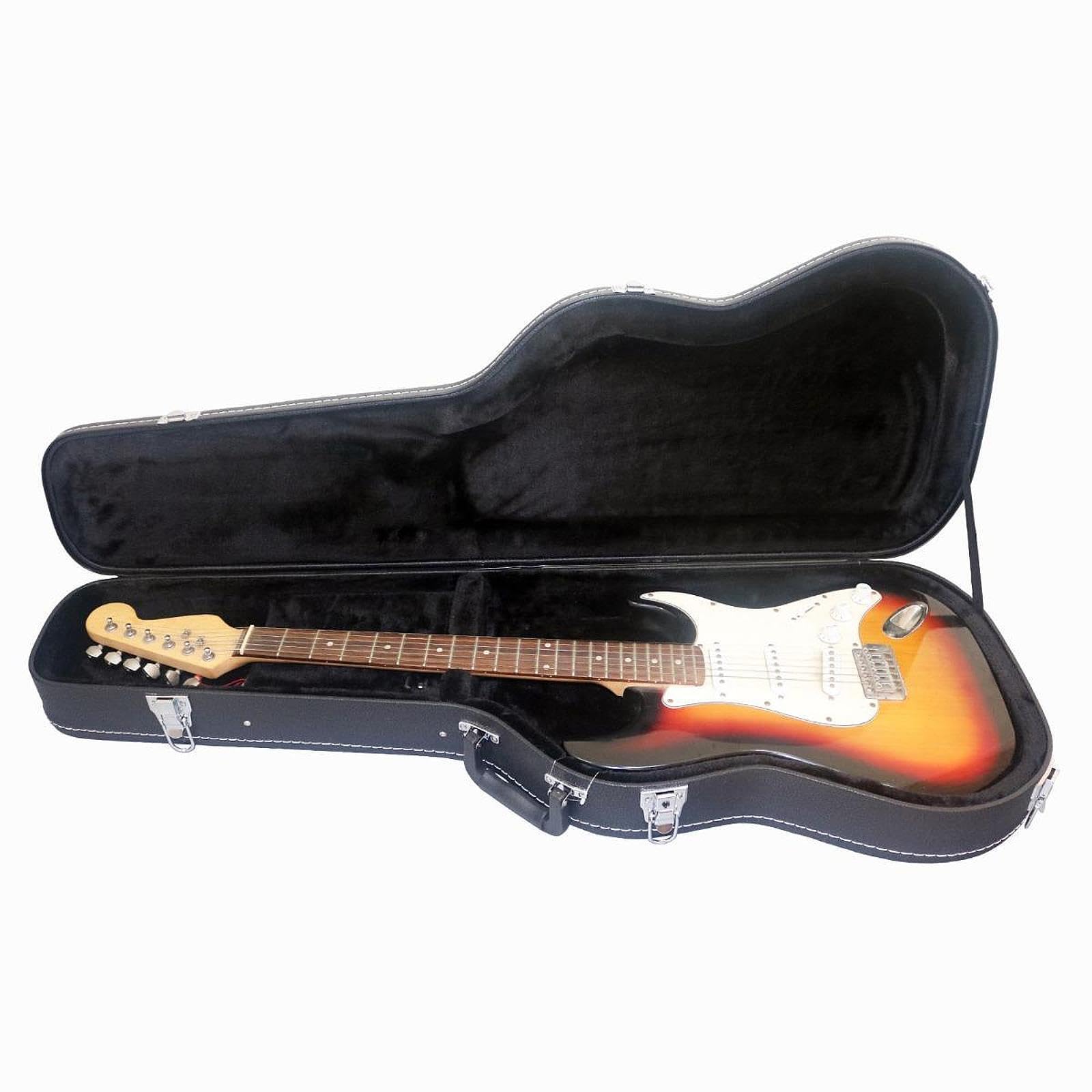 Borsa rigida per chitarra elettrica con caratteristiche antiurto | conservazione sicura e un trasporto comodo, adatta sia per spostamenti su brevi distanze che per viaggi a lunga . Il manico