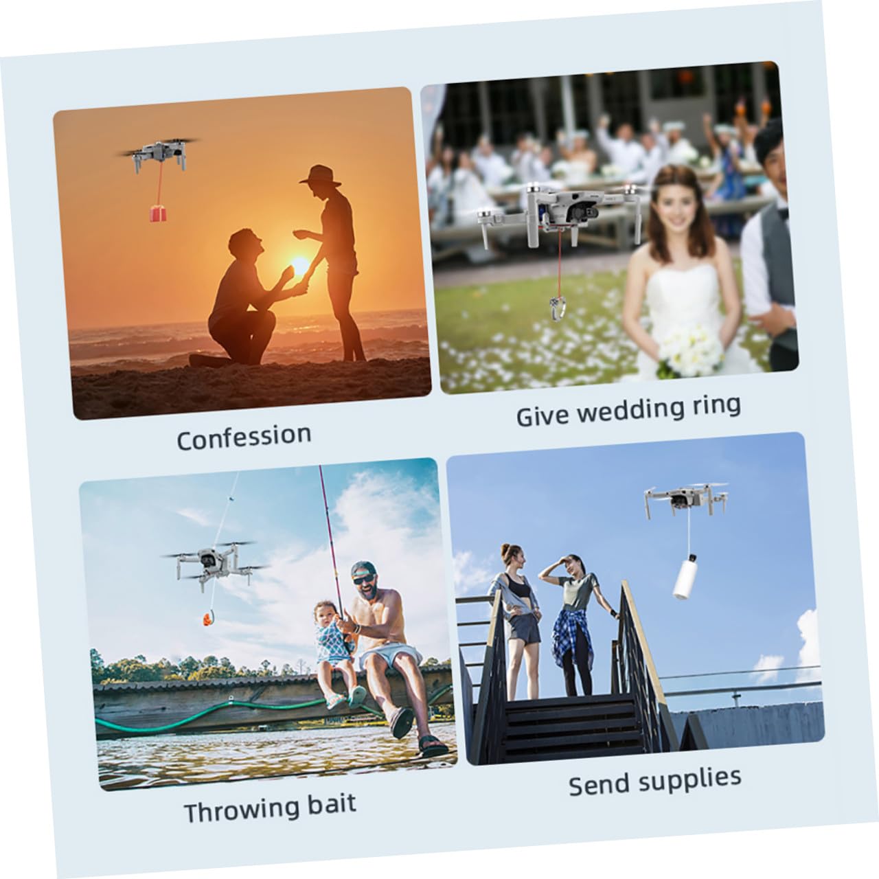 TOYANDONA De Drones Para Mini Dispositivo De Compatible Conjunto De Dron Para Dron Aire