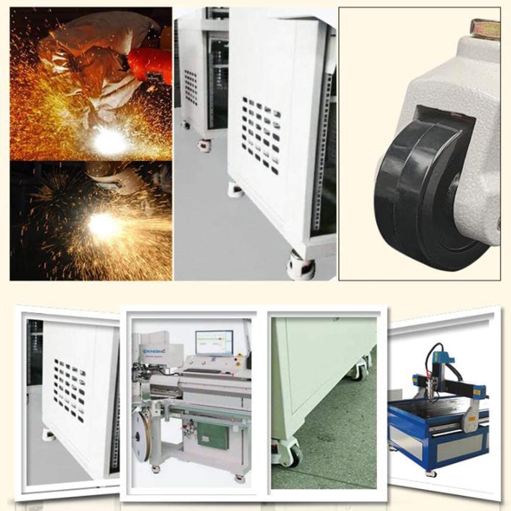 Ruedas giratorias Ruedas giratorias de 3 Pulgadas Ruedas de Goma M12 Tallo Ruedas industriales con Freno 360 Grados Sin Ruido Ruedas Resistentes para Muebles de Banco de Trabajo Pa
