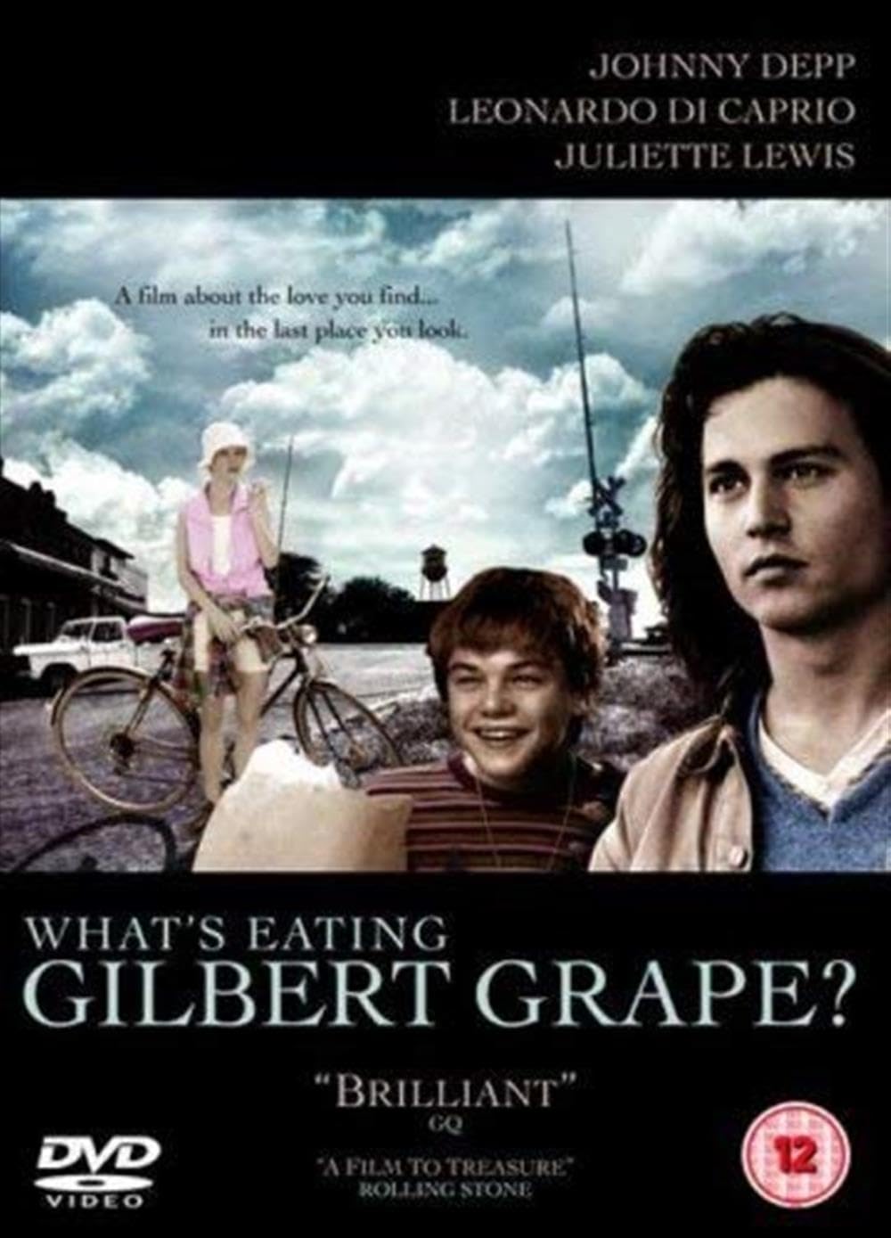 WHAT'S EATING GILBERT GRAPE (DVD) JOHNNY DEPP LEONARDO DI CAPRIO 1993 REGION 2