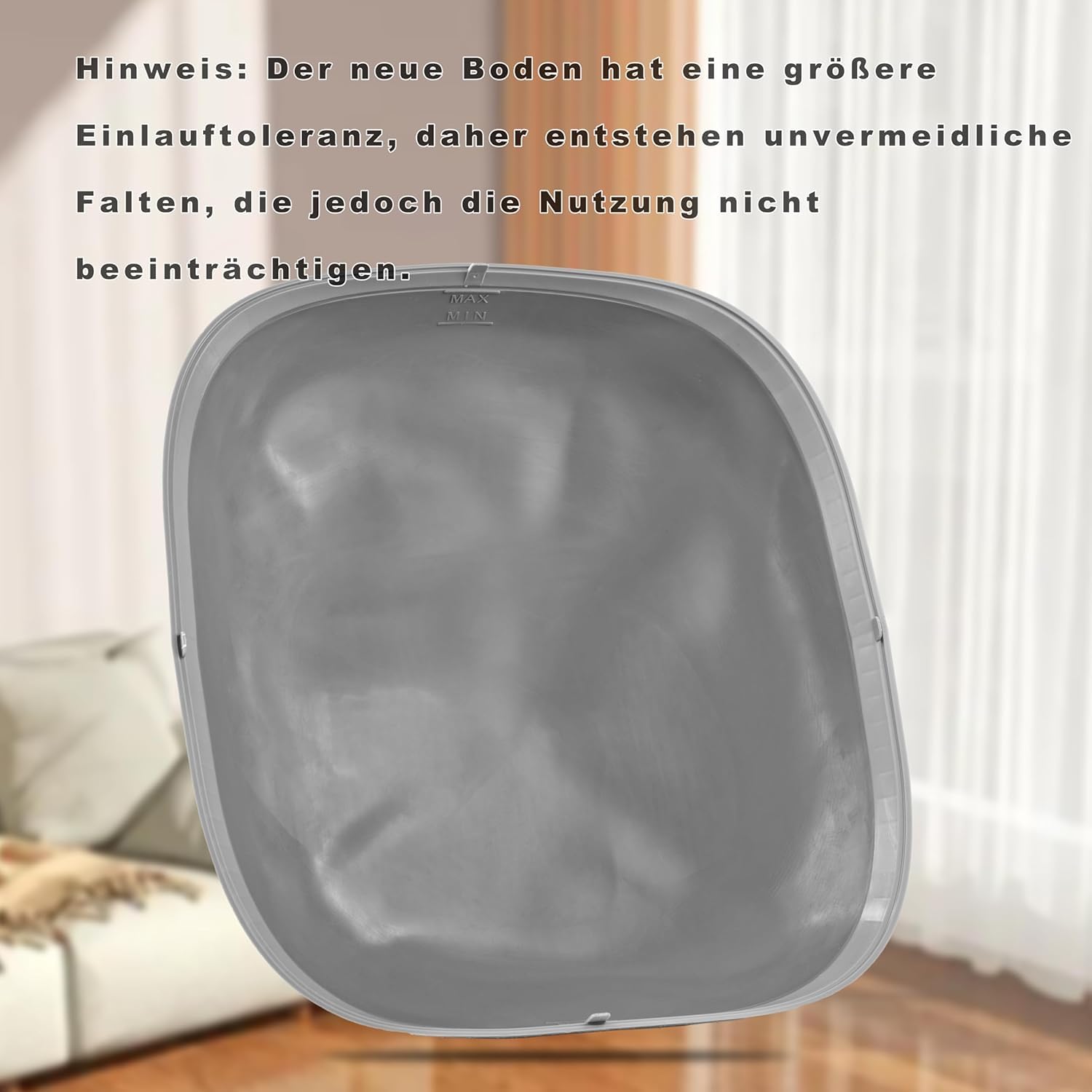 Silikon Katzenklo Matte für Elektrische Katzentoiletten, Wasserdichte Ersatzmatte für Selbstreinigendes Katzenklo, Rutschfest & Urinfest