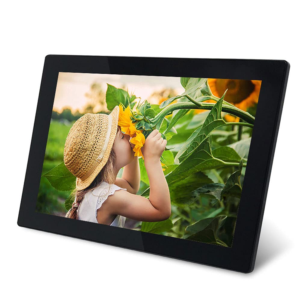 Marco De Fotos Digital WiFi 10.1 Pulgadas IPS Pantalla Táctil Pantalla HD, Almacenamiento De 16 GB, Rotación Automática, Compartir Fotos A Través De La Aplicación, Correo Electrónico, Nube, con Ranu