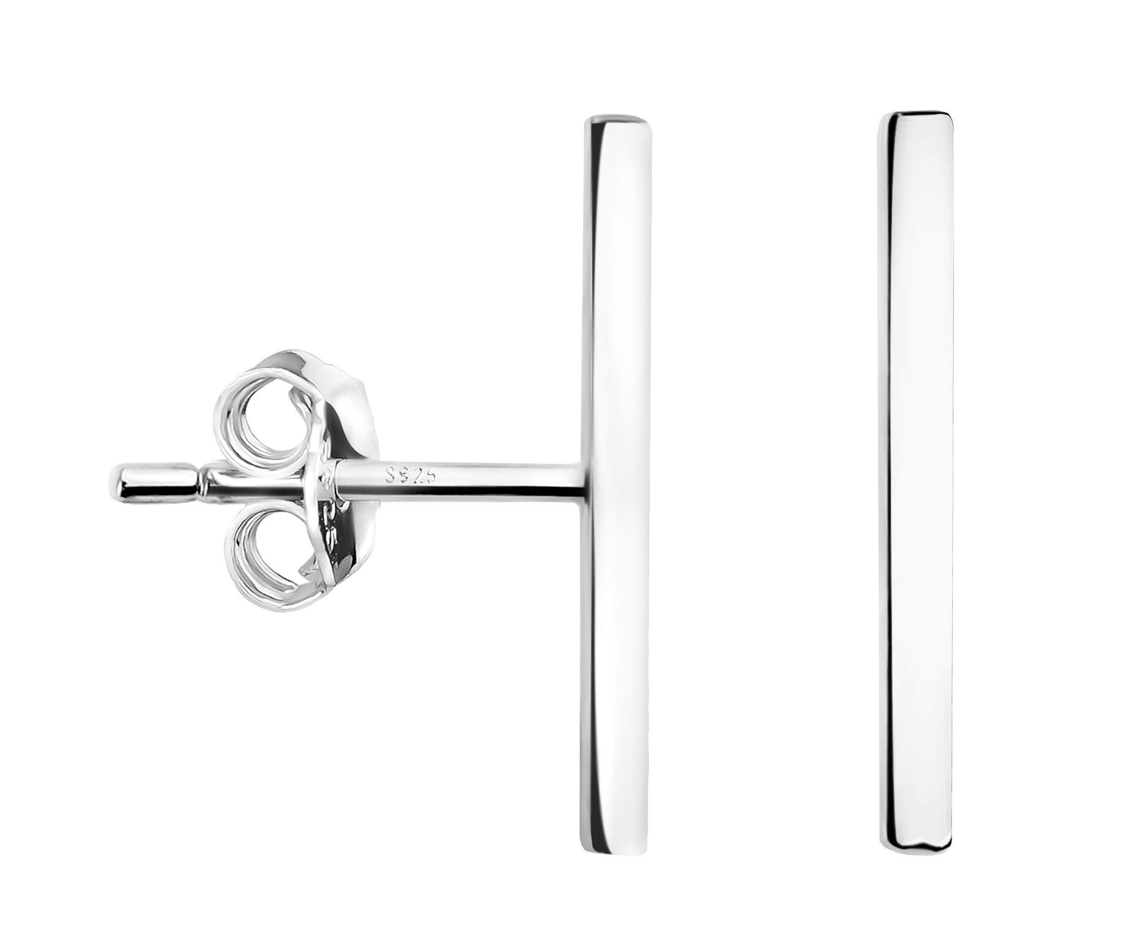 SOFIA MILANI - Women's Earrings 925 Silver - Bar Stud Earrings - 20531