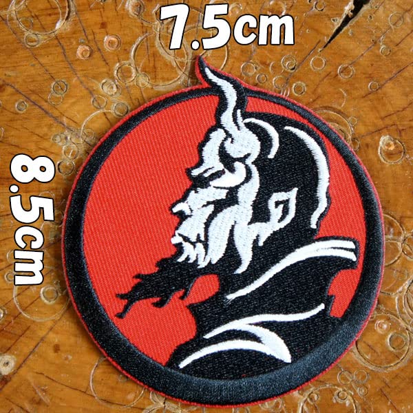 Amazon.co.jp: 刺繍アイロンワッペン アップリケ パッチ【悪魔/SATAN
