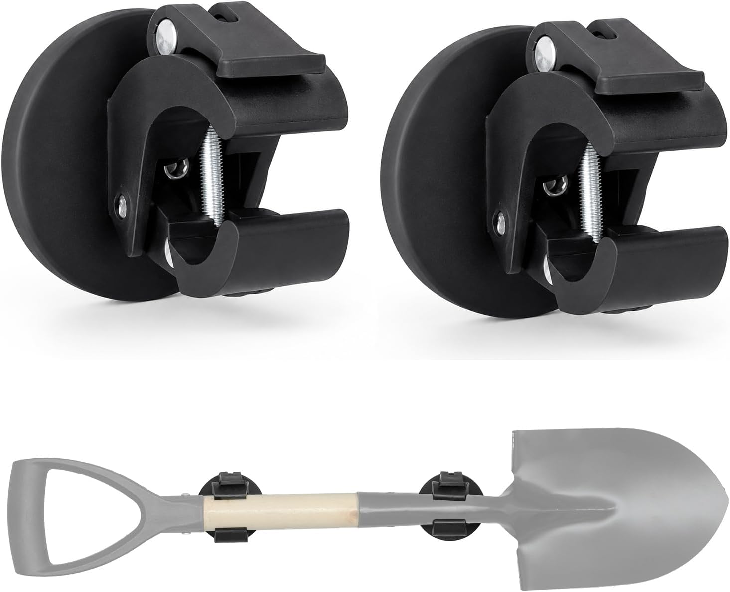 Magnetic Shovel Holder for Truck Magnetic Tool Holder Quick Release Mount for Axe Broom Organizer for RV, Garage, Trailer, Cruise, ATV Storage