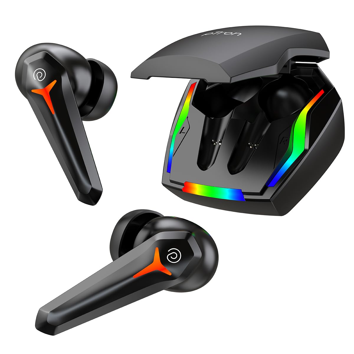 See full amazon price history chart for (Refurbished) pTron Bassbuds Turbo TWS Earbuds, 40ms Gaming Low Latency, TruTalk AI-ENC Calls, Deep Bass, 45H Playtime, HD Mic, In-Ear Bluetooth 5.3 Headphones, Type-C Fast Charge & IPX5 Water Resistant (Jet Black) (Refurbished) pTron Bassbuds Turbo TWS Earbuds, 40ms Gaming Low Latency, TruTalk AI-ENC Calls, Deep Bass, 45H Playtime, HD Mic, In-Ear Bluetooth 5.3 Headphones, Type-C Fast Charge & IPX5 Water Resistant (Jet Black) (B0D6TSRQ9Y) Amazon Price History, Amazon Price Tracker