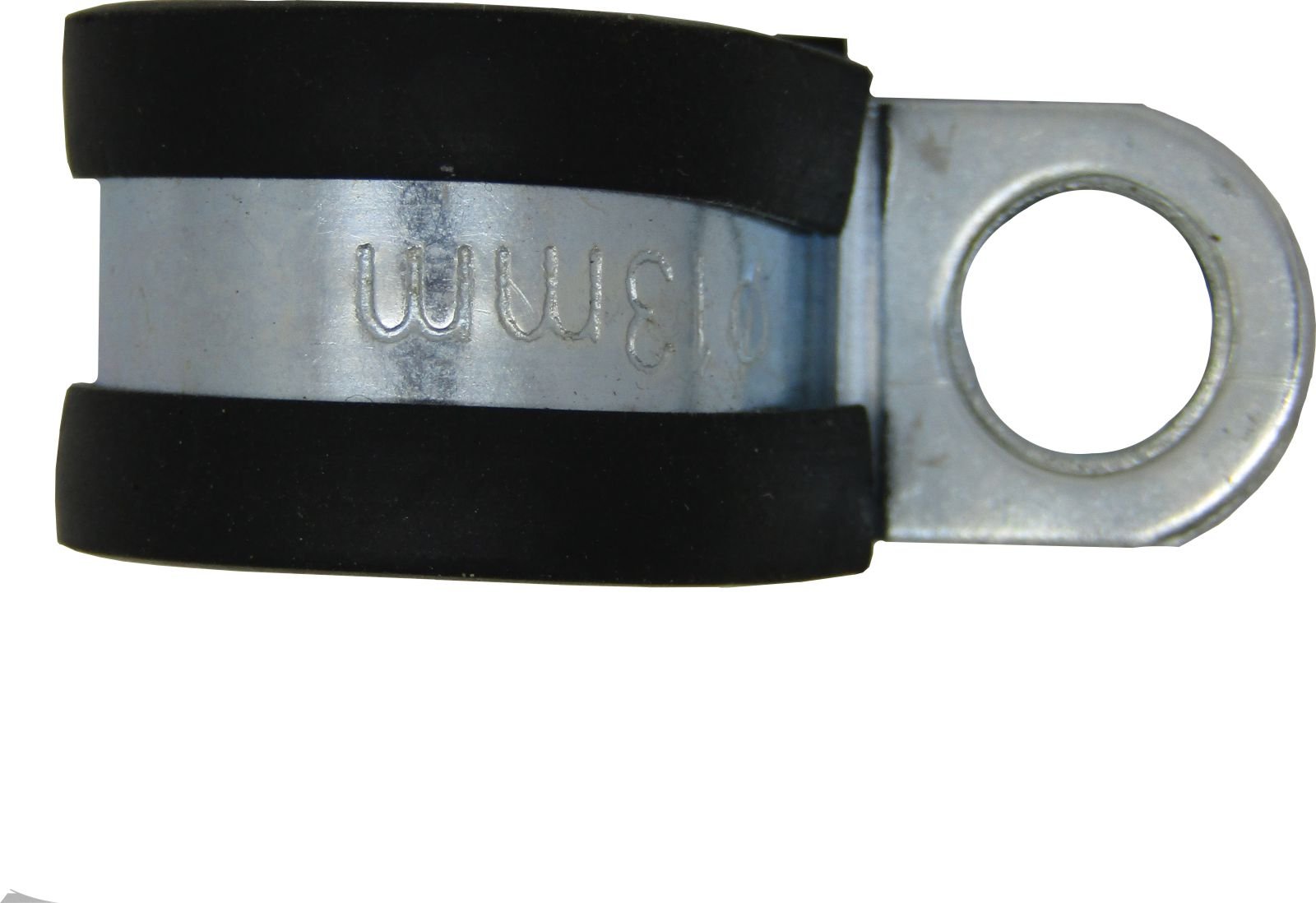 Xtremeauto Black Xtremeauto® Rubber Line P-Clips Clamps For Cables/Pipes (5, 13Mm)