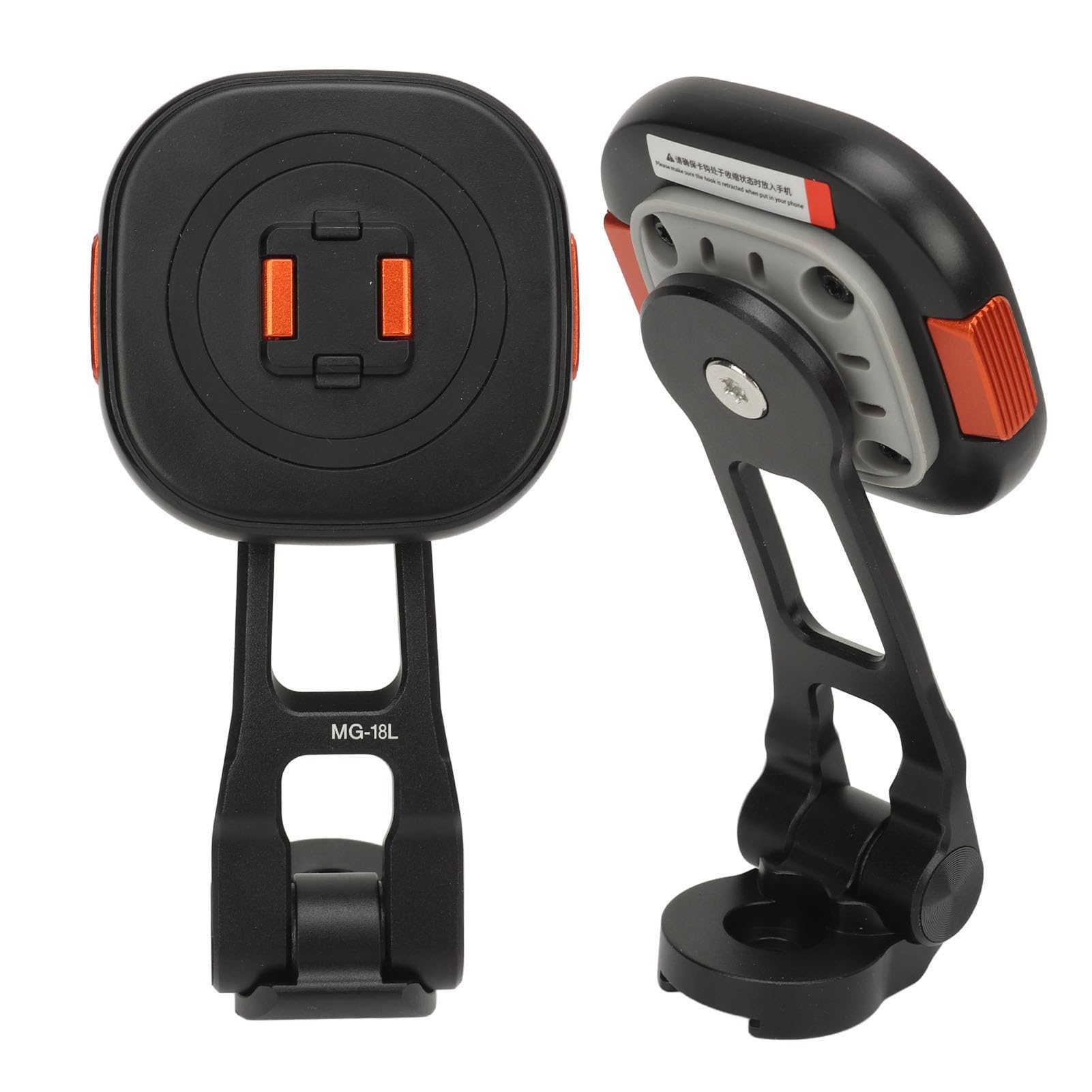 Supporto Magnetico Per Cellulare Da Manubrio Bici In Abs Alluminio