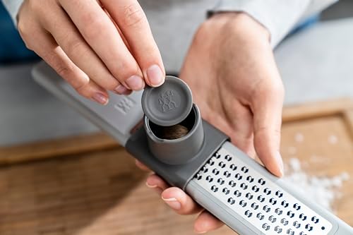 ZWILLING Z-Cut Multifunktions-Feinreibe, Zwei-Wege-Reibetechnologie, Edelstahl, Kunststoff, Grau – Ansicht 4