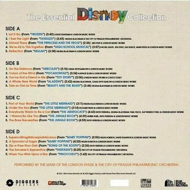 The Essential Disney Collection Exclusive Orange w/ Green & Blue Splatter