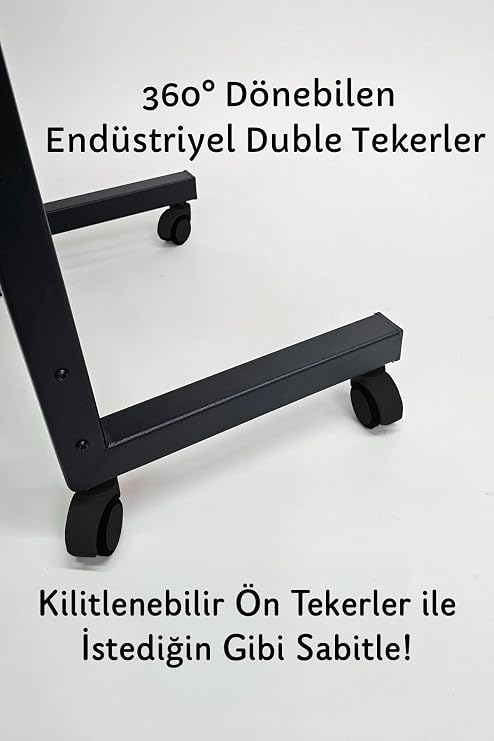 Height Adjustable MDF Laptop Study Desk