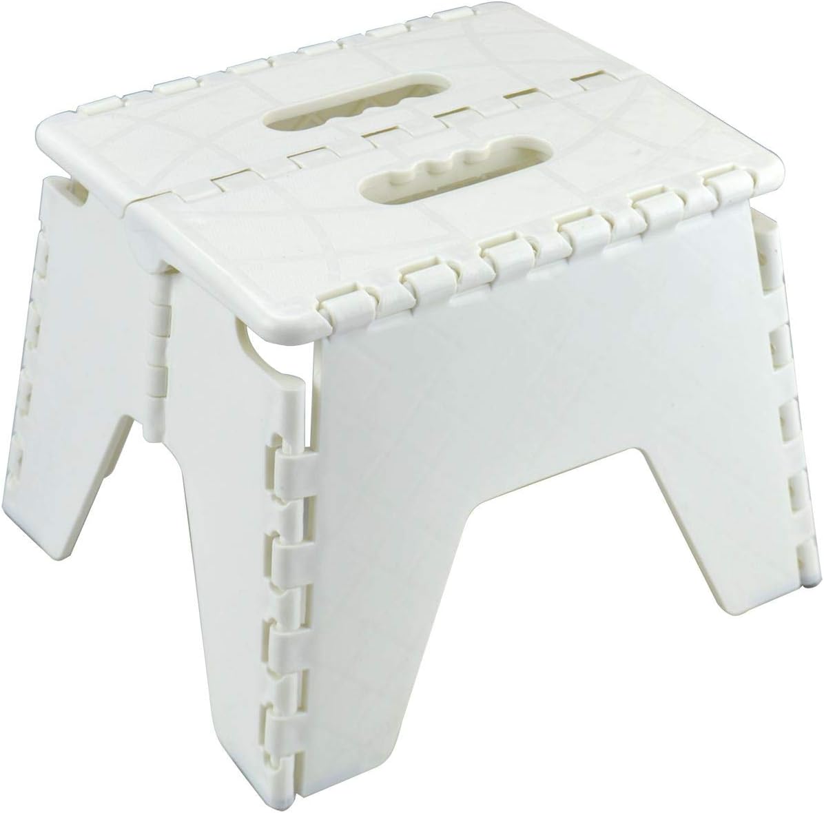 ASAB One Step Folding Plastic Stool Portable Fold Up Footstool for