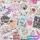 150PCS Dark Romance Leser Aufkleber, Bookish Aufkleber Packung für Kindle Gepäck Scrapbook Skateboard Gitarre, Holographische wasserdichte lustige Aufkleber für Teenager Erwachsene Geschenke