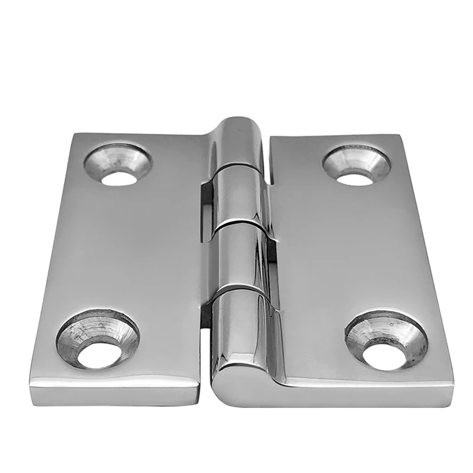 Rmwkrmogrf One Color 316 Stainless Steel Hinge Square Deck Cast Door Polished Accessories Hardware 38 * 38Mm 8Pcs