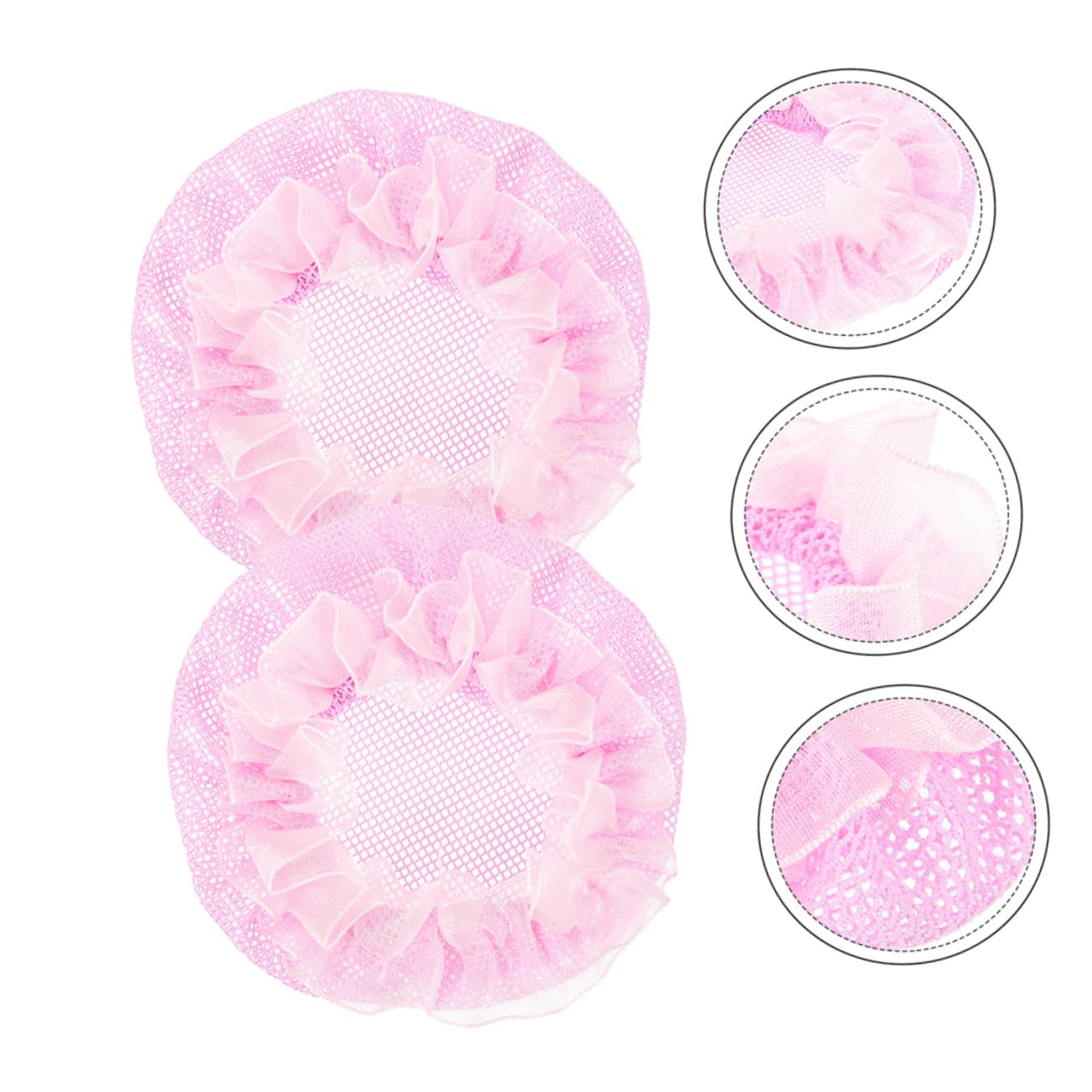 Ballet Hair Bun Net 10pcs Girl Hairnets for Bun Soft and Comfortable Hair Care Net for Women Ballerina Hair Accessories