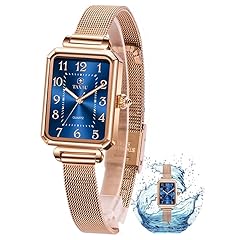 Rose Glod Band Blue Face-8106WD