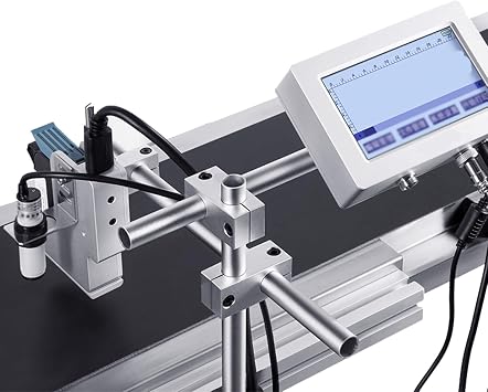 In Line Inkjet Coder,Industrial Inkjet Printer,Date Coding Machine,automatic inkjet coding machine 12.7mm/25.4mm for Printing Text,Number,Manufacturing/Expiry Date,Time,MRP,Qr Code,Barcode,25.4mm