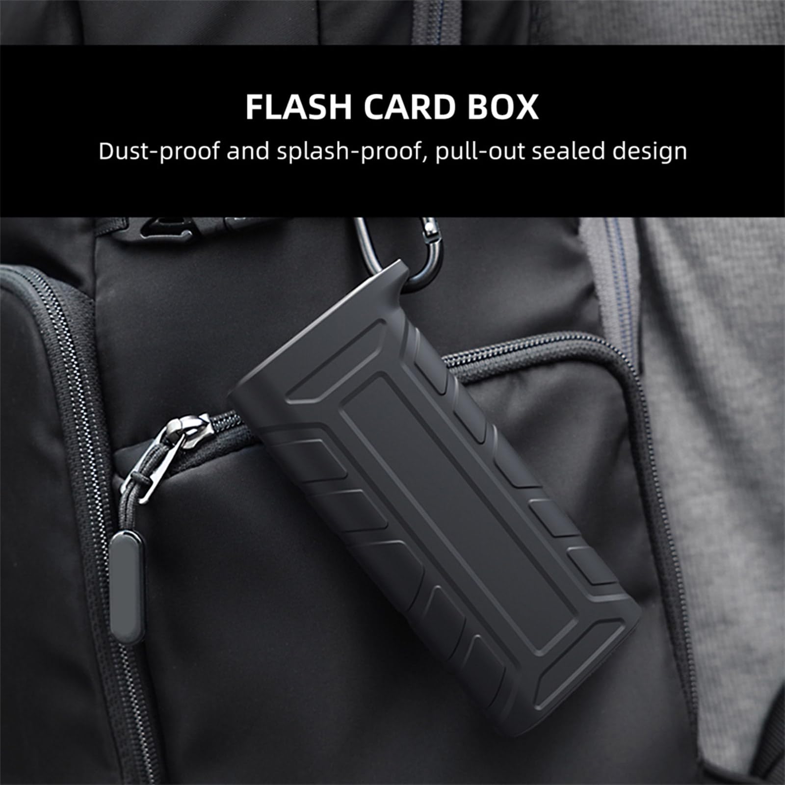 Funda protectora de tarjeta de memoria con USB 3.1 tipo C de lectura rápida para usuarios de cuadricópteros y cámaras de acción