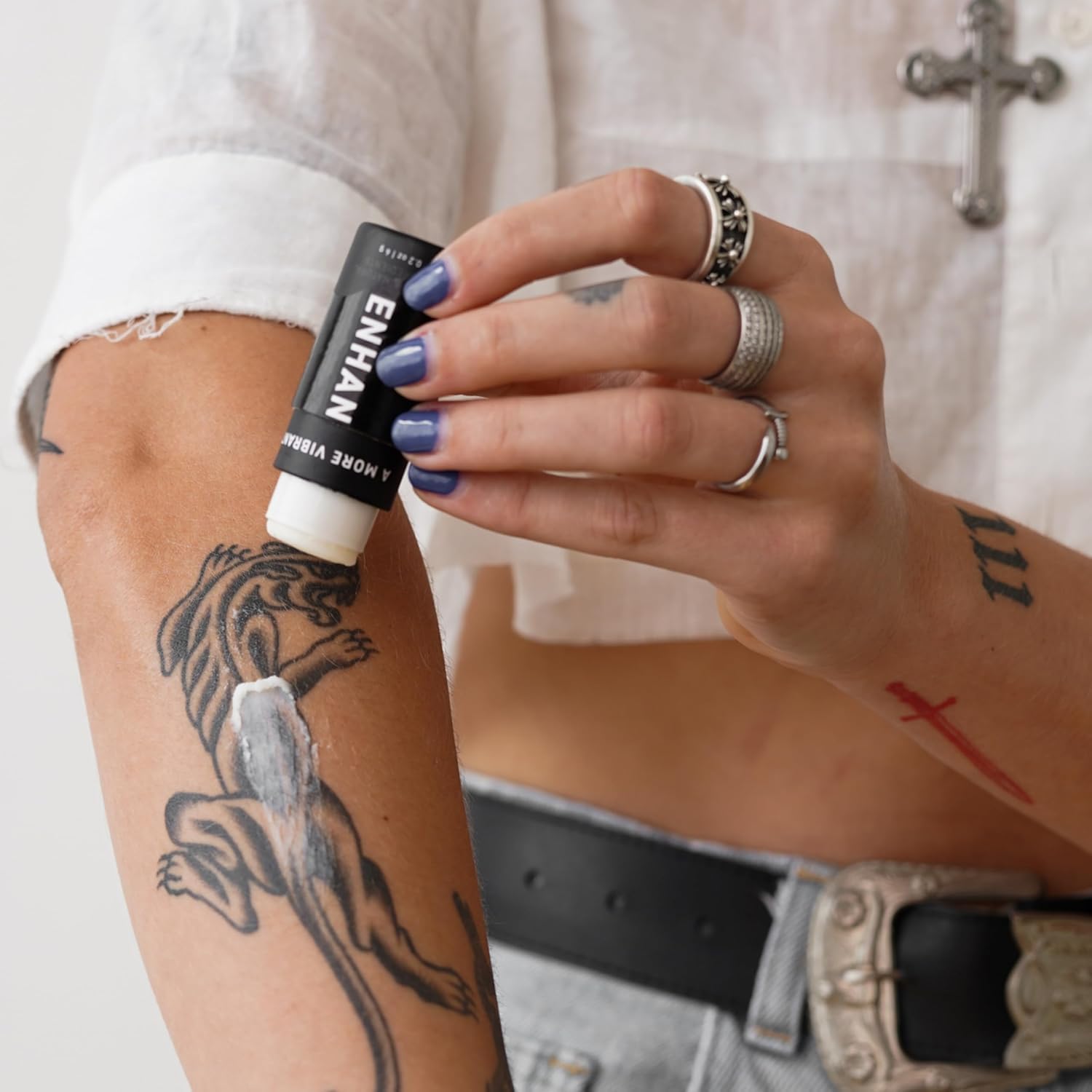Mad Rabbit Enhance Tattoo Balm Stick, Fragrance-Free Tattoo Aftercare
