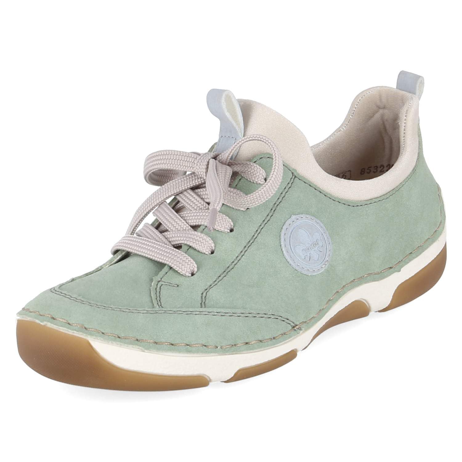 Rieker 55950-31 Damen Slip On Sneaker Textil & Synthetik in rosa - Gr. 36