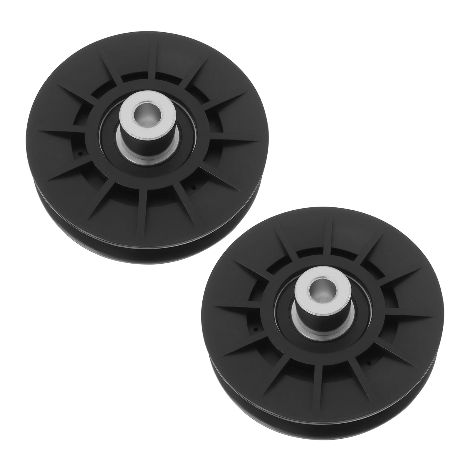 Emagtech 2Pcs Lawn Mower V-Idler Pulley Replacement Part 532194326 532194226 280659 194326 Compatible With Husqvarna Compatible With Ayp