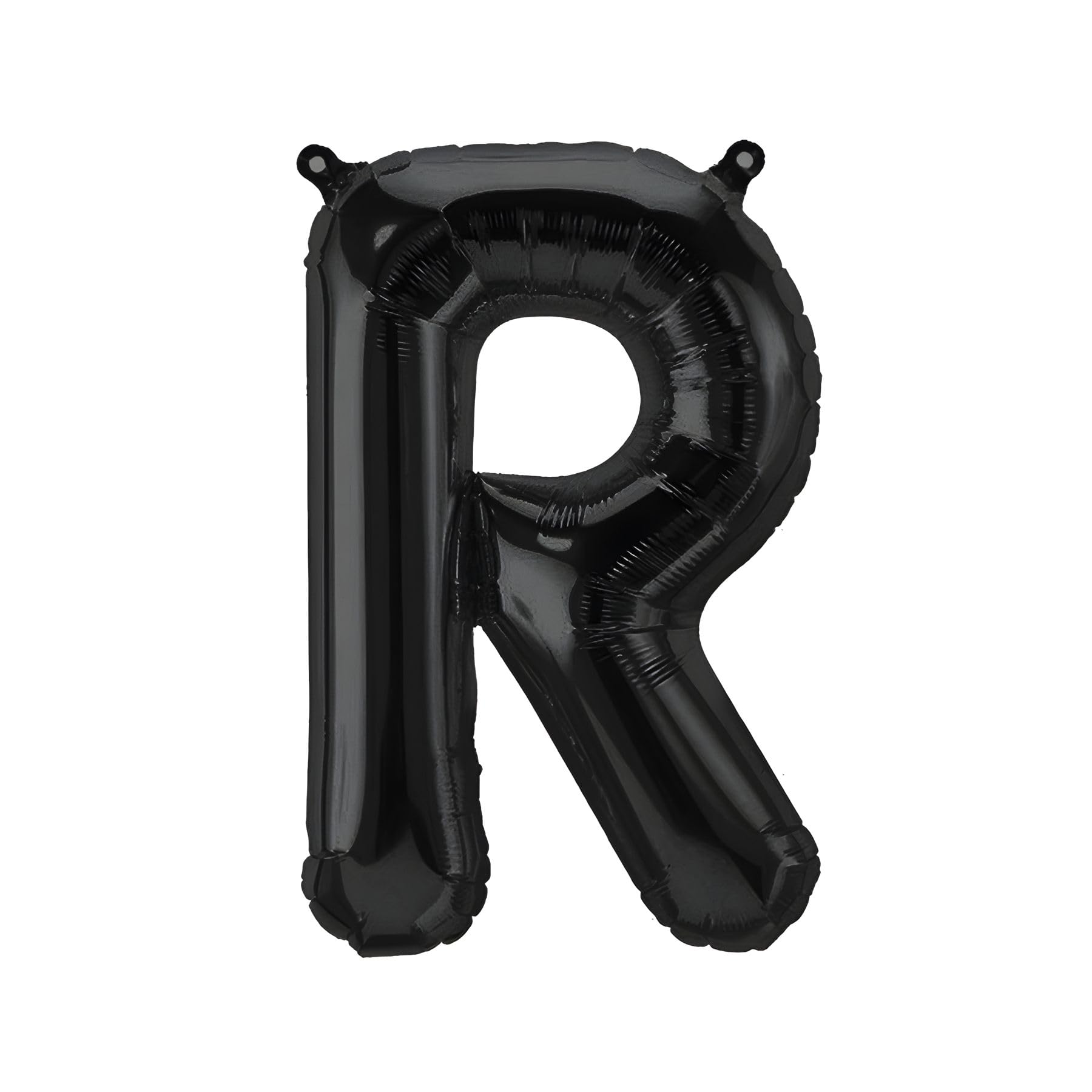 Foil Balloons Letters Black - 40/80/100 cm for Birthday Wedding Party Decoration Happy Birthday JGA Gift Balloon Graduation Giant Balloon ABI Large XXL Small Black Boys (40 cm - R)