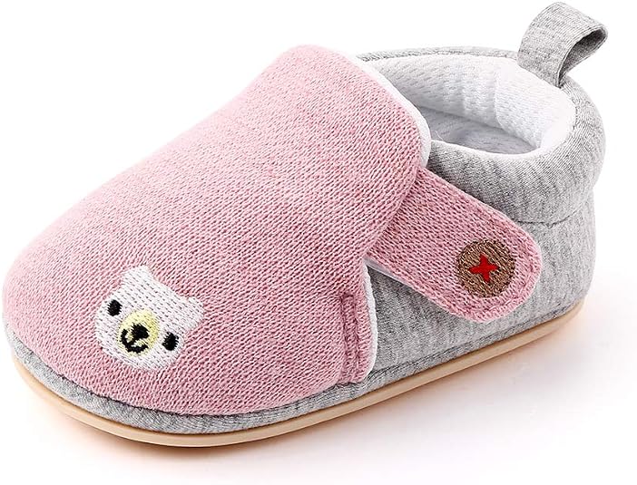 Cheerful Mario Chaussons Souples et Respirants pour Pieds Forts