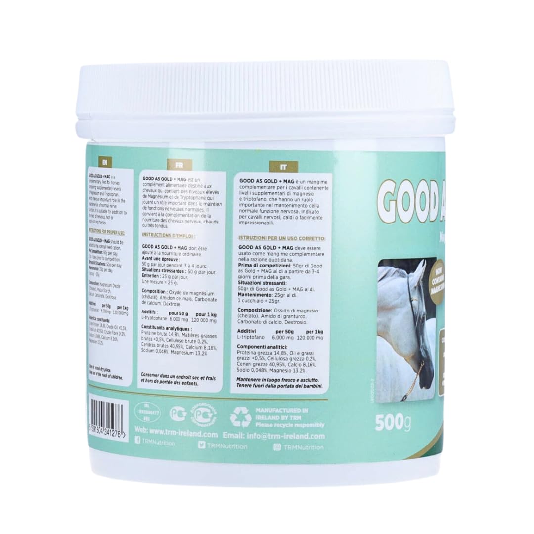Trm Irlanda – purosangue rimedi fabbricazione Trm Good AS Gold + MAG, 500 g