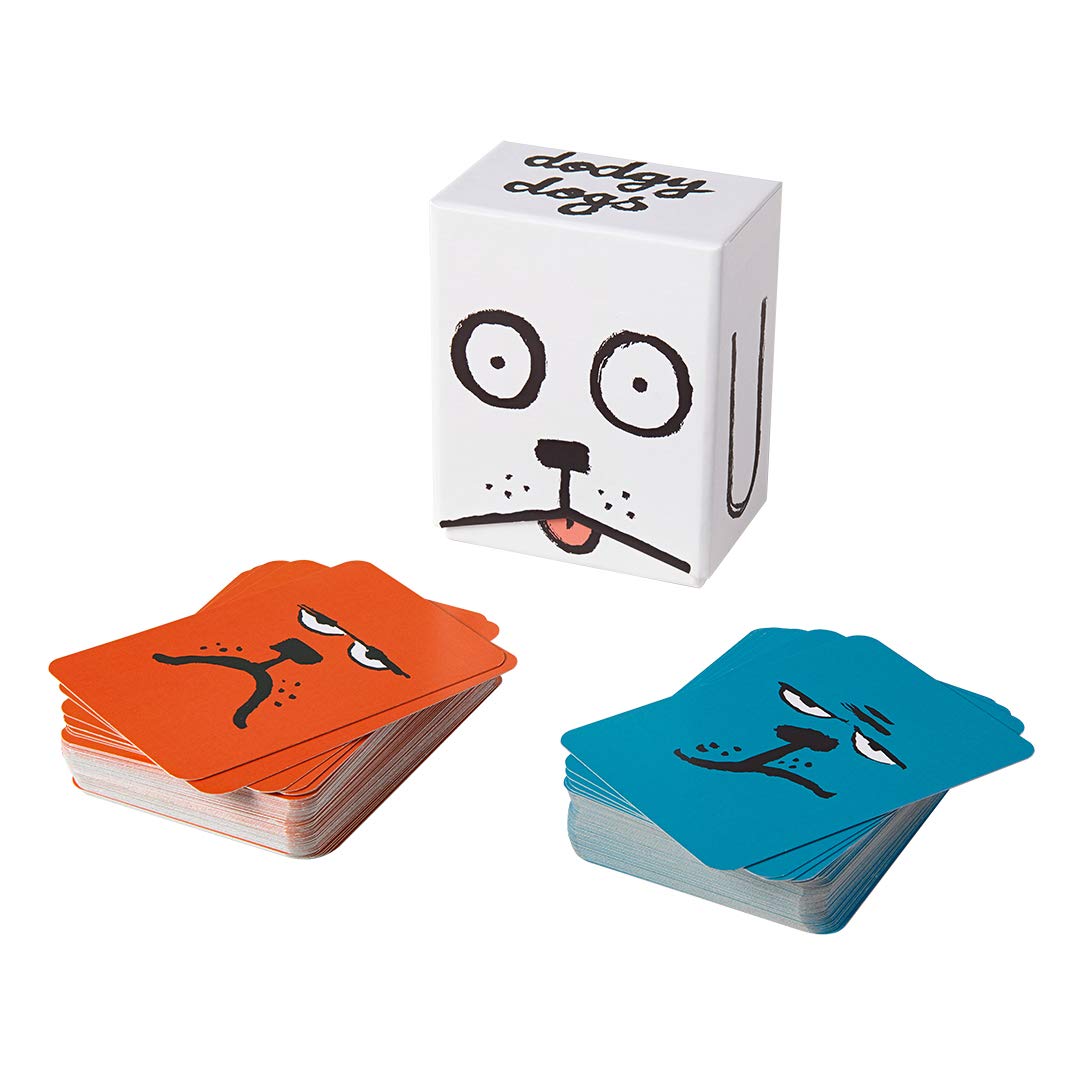 Yolky Games Dodgy Dogs | An original card game about badly behaved dogs | Illustrated by Jean Jullien | For Kids Adults and Families | Twin Pack | Up to 6 players | Similar to Uno