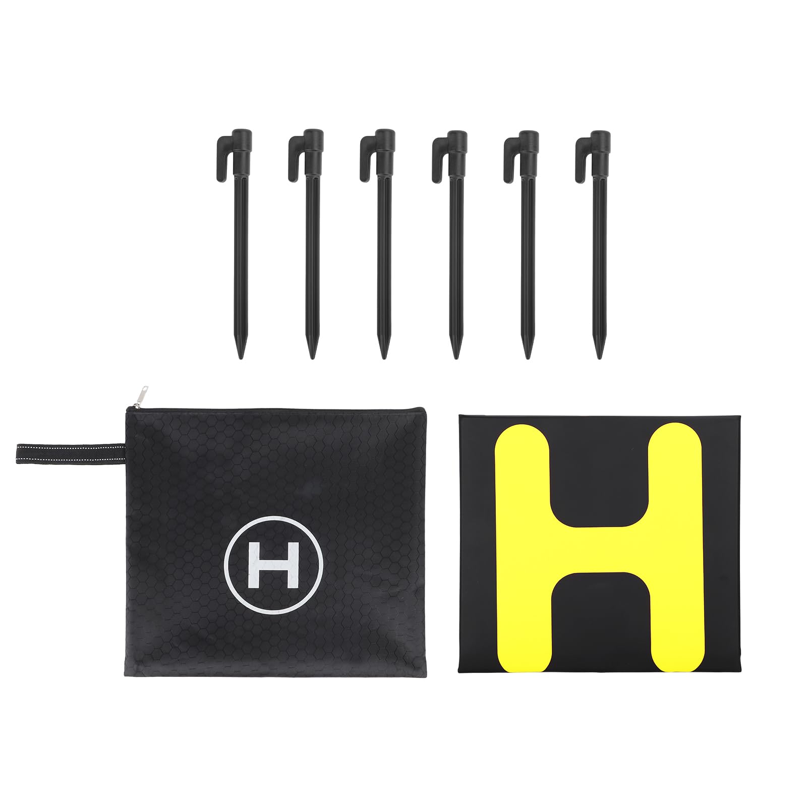 80/110 cm Tappetino di Atterraggio pieghevole per DJI Mavic 3 Mavic Air Mini3 3Pro Pista di Atterraggio per DJI FPV Avata per Autel Evo Accessori Landing Pad Drone (80 cm)