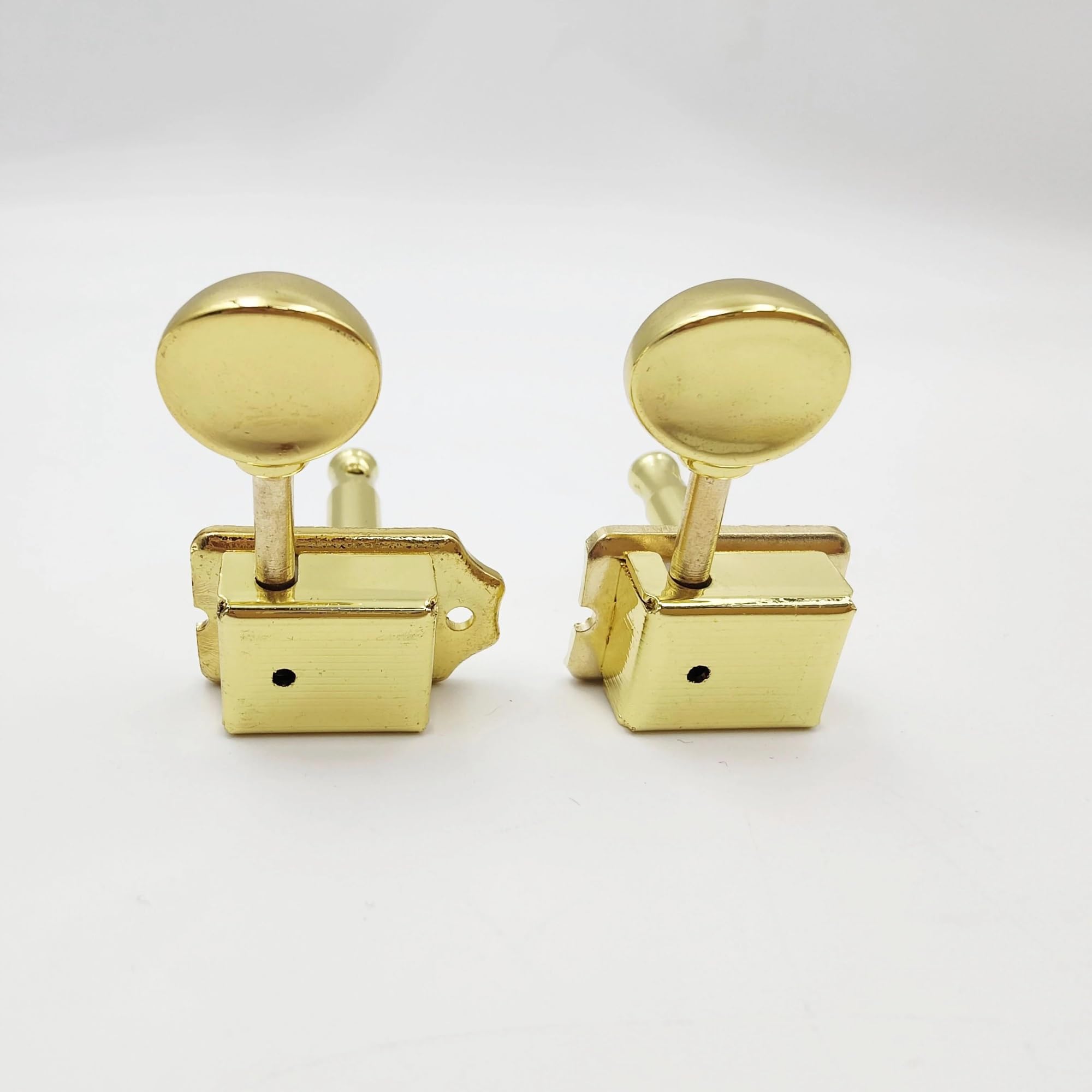 Clavijas De Afinación Metal Semicerradas Para Accesorios Guitarra Eléctrica ST SQ Clavijas Guitarra(Gold)