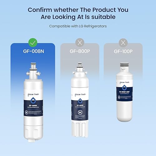 Miniatura 2 de GLACIER FRESH Filtro de agua para nevera y congelador de repuesto para filtro de agua Blomberg Beko 4874960100, 1 paquete