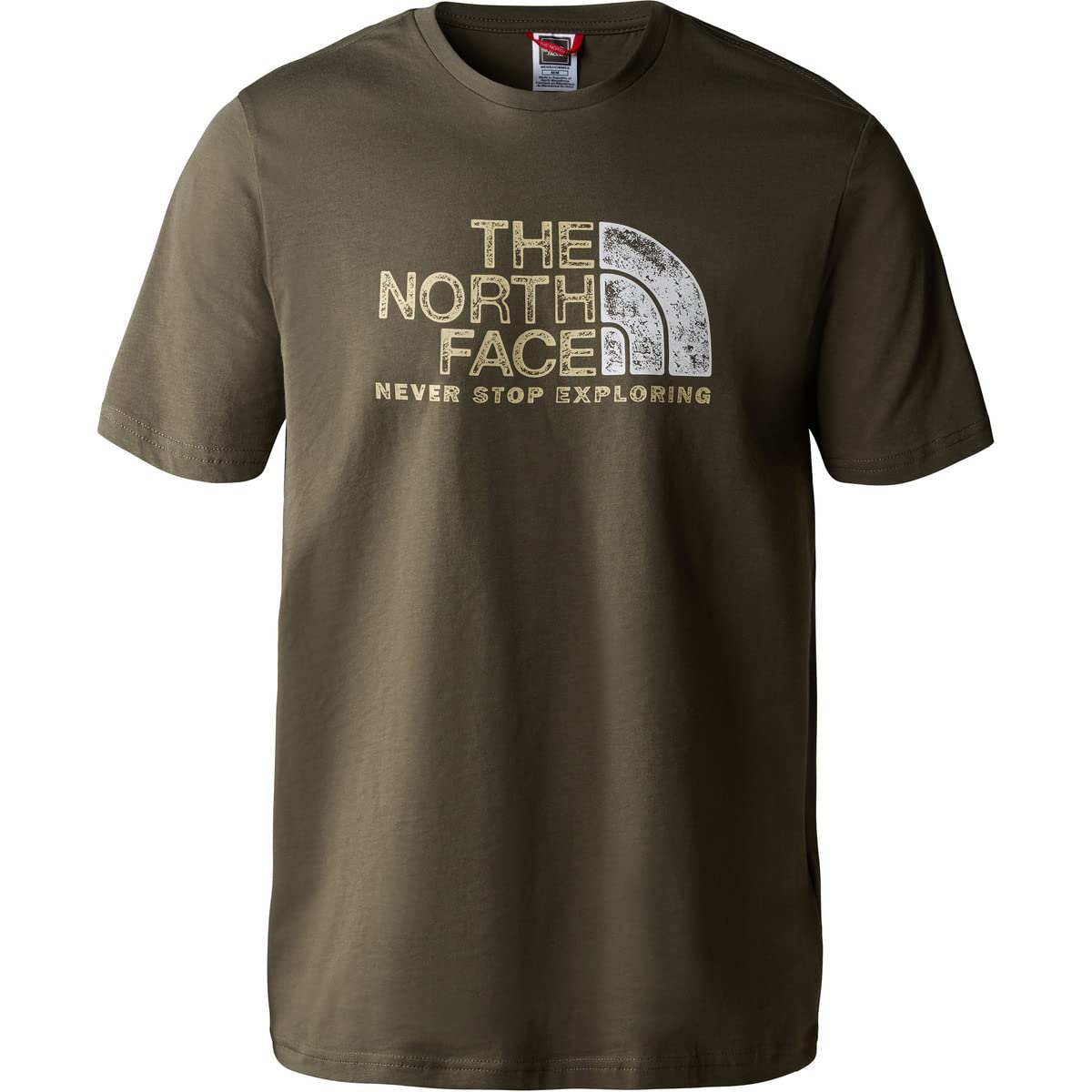 T-shirt Rust 2 The North Face homme uni taille L noir col rond - 3