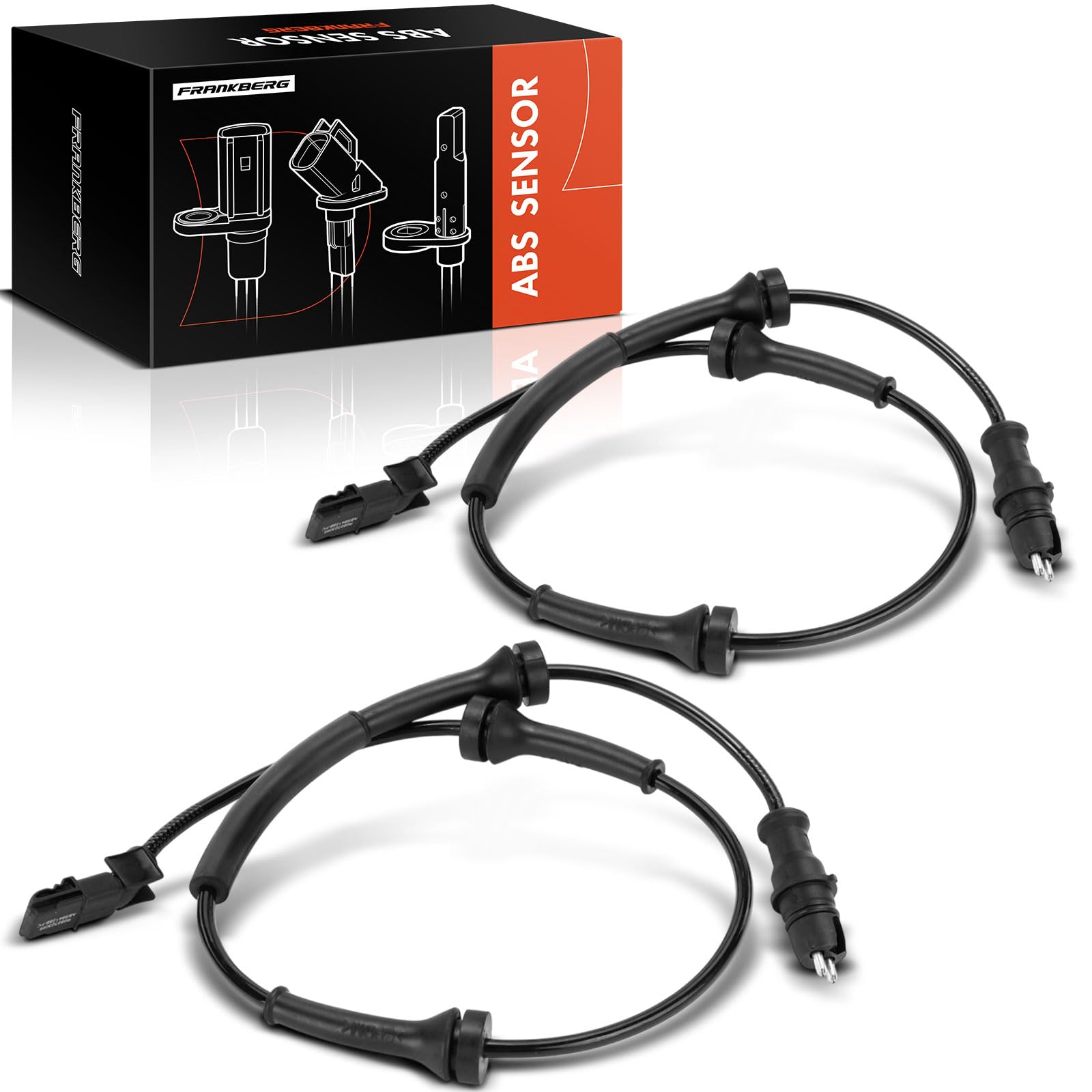 Frankberg Capteur ABS 2-Pôles Compatible avec Laguna II BG0/1 Espace IV JK0/1 Laguna II Grandtour KG0/1 Vel Satis BJ0 Remplacer# 8200084125