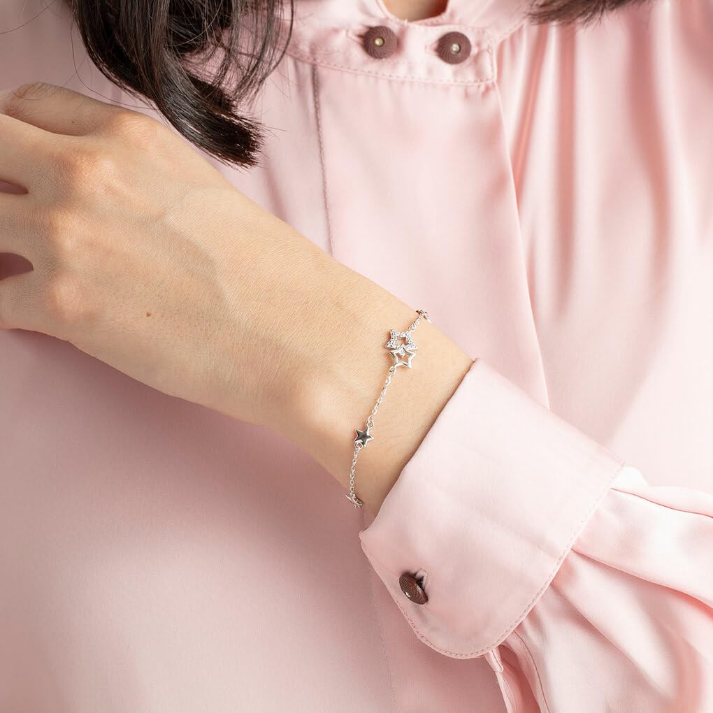 LOTUS SILVER Pulsera Plata Mujer LP3177-2/1 de Primera Ley 925 ml Estrella