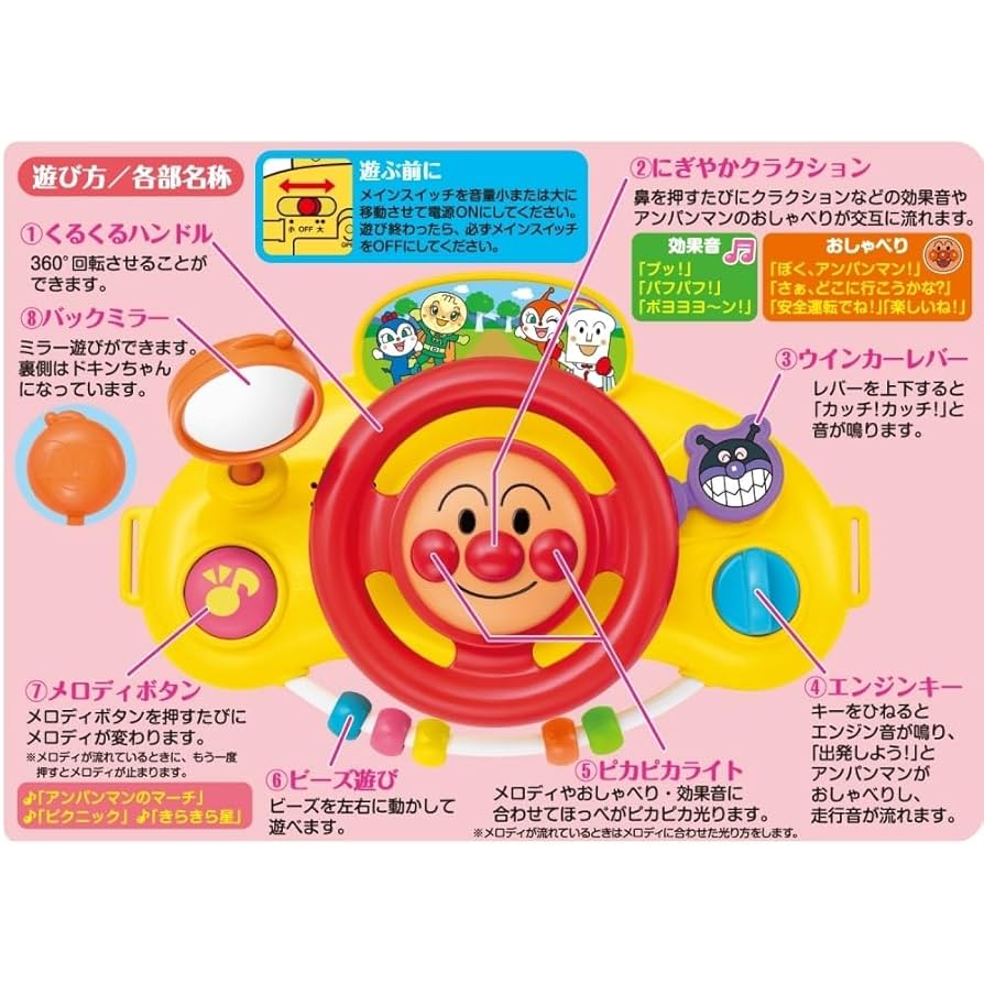 あんぱんまん☆ メナードTK4点セット あんぱんまん☆ メナードTK4点セット アンパンマンフェア