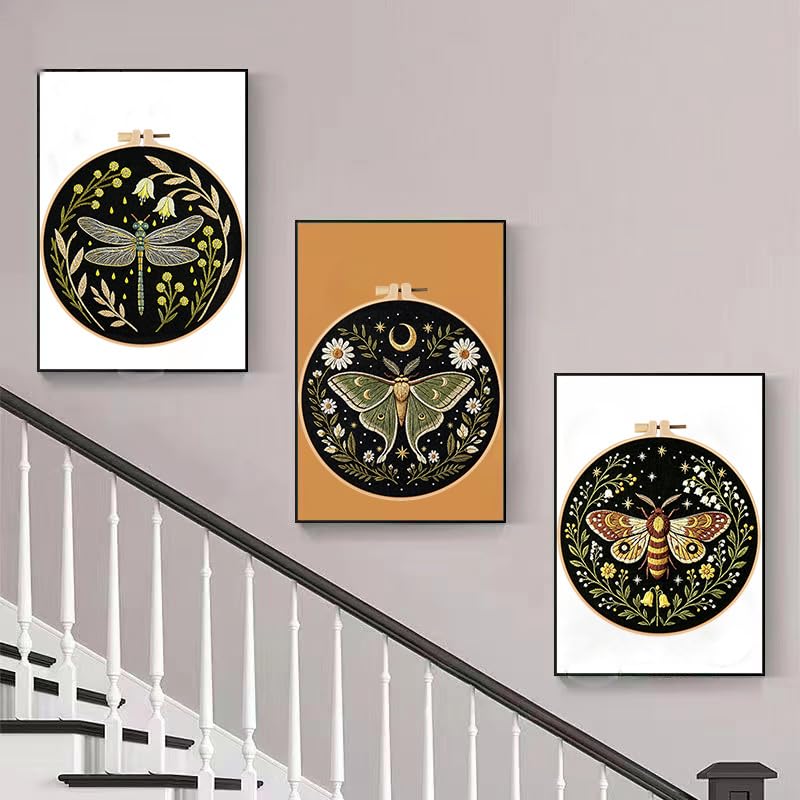 Butterfly Embroidery Kit - DIY Cross Stitch for Adults -4 Butterfly Embroidery Kit - DIY Cross Stitch for Adults -4