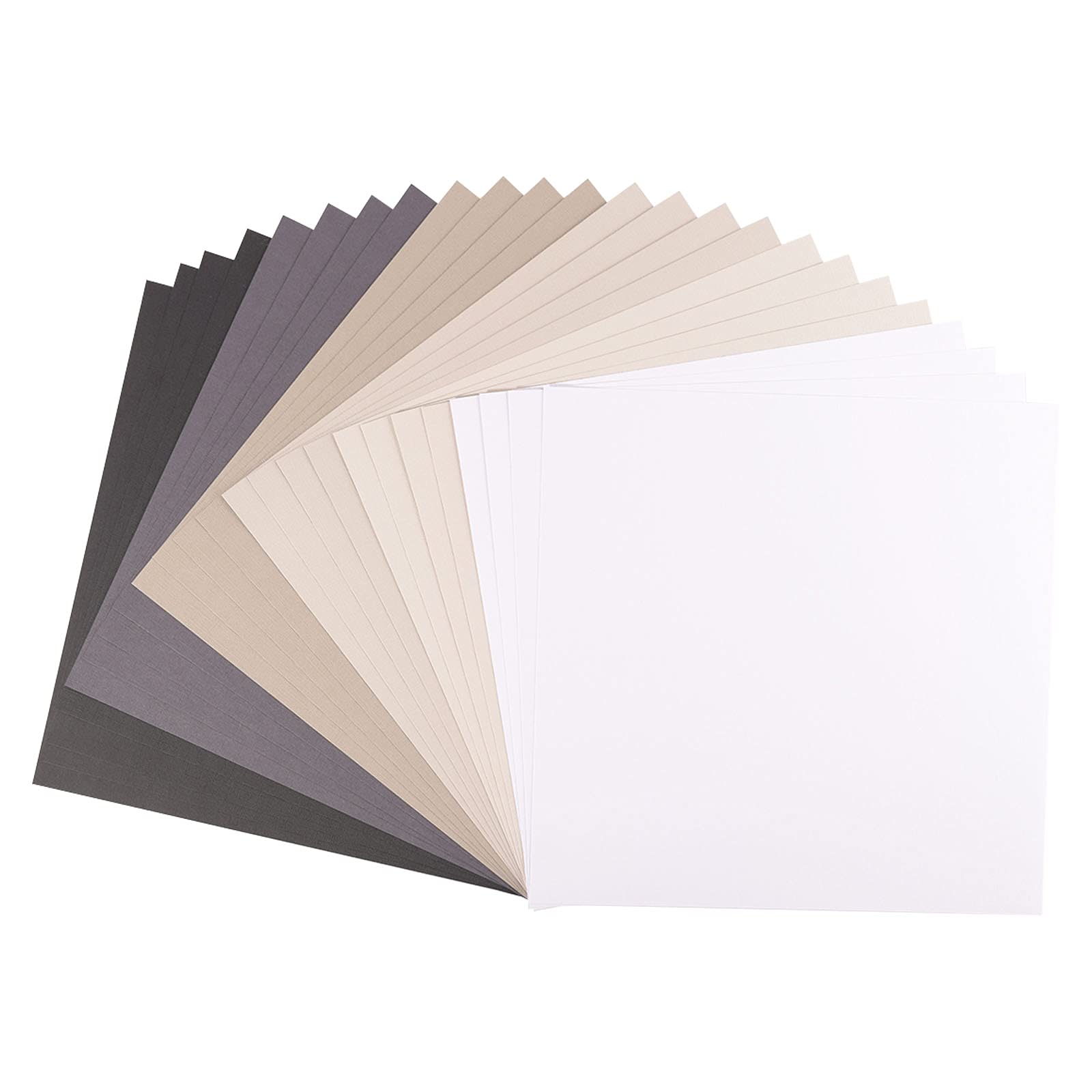 Florence Papier Cartonné 72 Feuilles de 30,5 x 30,5 cm en 24 Couleurs – Grand Lot de Papier Scrapbooking pour Loisirs Créatifs, Faire-Part de Mariage, Dessin et Découpes